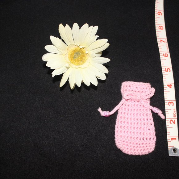 🌈 2/$21 NEW Crochet Medicine Coin Crystal Holder Boho HANDCRAFTED *Choose Two* - Picture 6 of 11